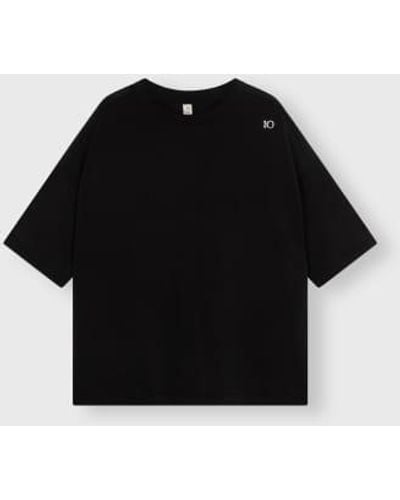 10Days Soft Active Tee Xsmall - Black