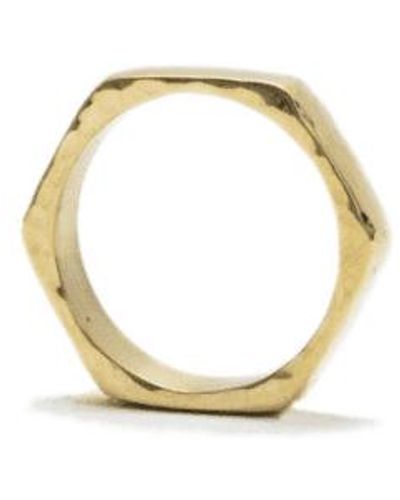 ARTISANS & ADVENTURERS Artisans And Adventurers Hexagon Ring - Metallizzato