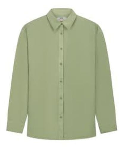 Kuyichi Sadie sage shirt - Grün