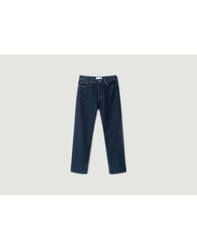 Samsøe & Samsøe Eddie Jeans In Organic Stretch Cotton - Blu