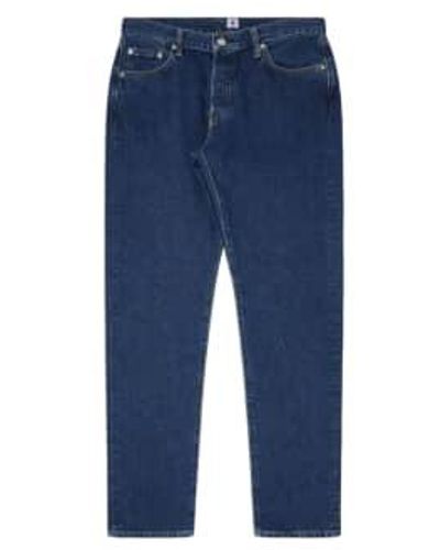 Edwin Pantalones ajustados regulares hombre azul/lavado akira