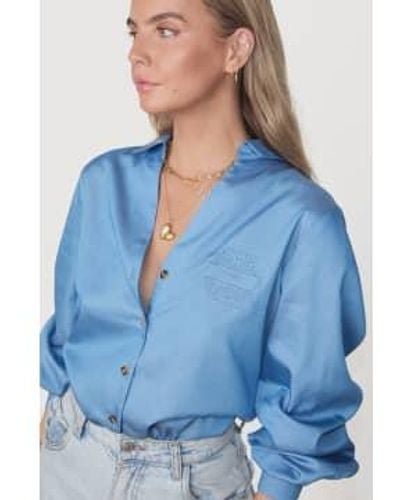 Never Fully Dressed Miley Shirt Chambray 8 - Blue