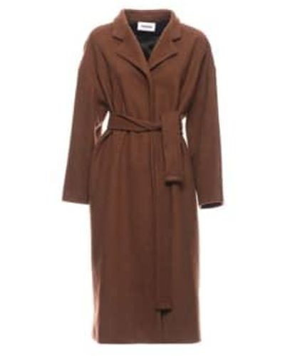 Hache Coat For Woman 83067607 74 - Marrone