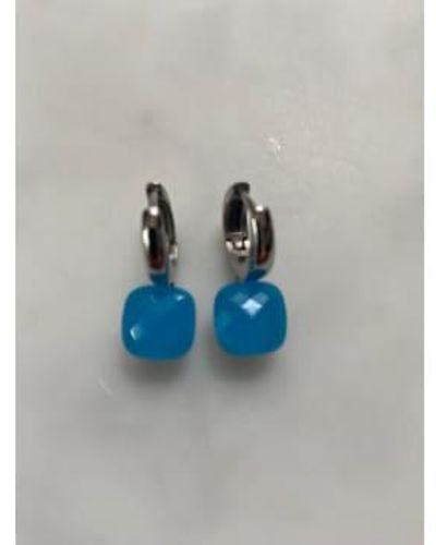 qudo Firenze Earrings - Blue
