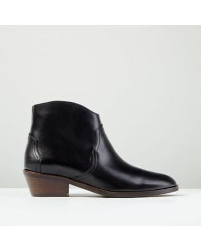Anonymous Copenhagen Fiona Leather Ankle Boot Size 5 / 38 - Black