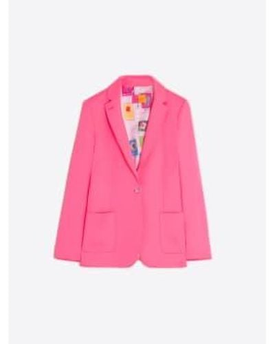 Vilagallo Fluorescent Jacket Size 8 - Pink