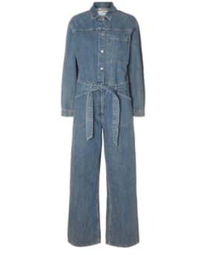 SELECTED Marley Jumpsuit - Blue
