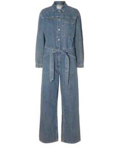 SELECTED Marley Jumpsuit - Blau