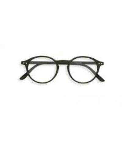 Izipizi Shape D Khaki Reading Glasses +2.5 - Black