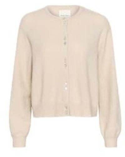 Part Two Ninell Cardigan French Oak Small - White