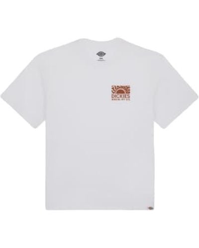 Dickies T-shirt Saltville Uomo S - White