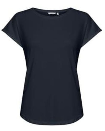 B.Young Copenhagen Night Pamila Jersey T Shirt Small / - Blue