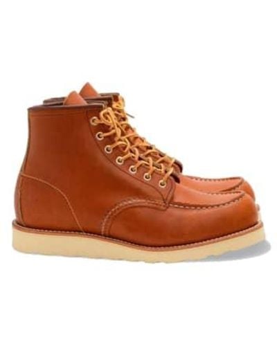Red Wing Classic Moc Style No. 875 Oro Legacy Leather - Brown