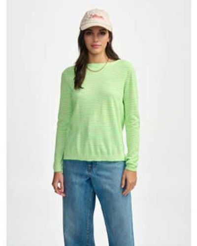 Bellerose Gop Knitwear Stripe 2 - Green