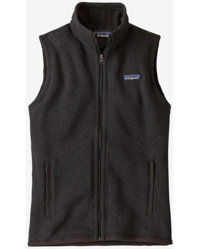 Patagonia Ws Better Sweater Vest Black - Nero