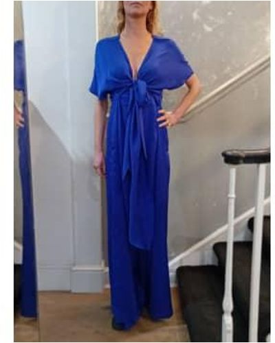 Silk95five Mykonos Dress M / Imperial Female - Blue