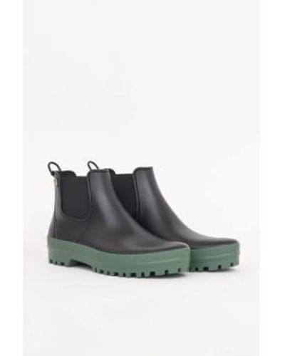 Tanta Kropla With Contrast Sole Black 36 - Green