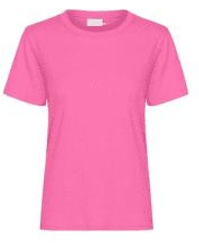 Kaffe Marin T-shirt - Pink