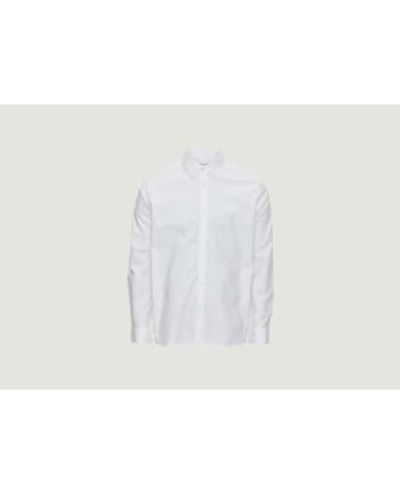 Knowledge Cotton Elder Organic Shirt S - White