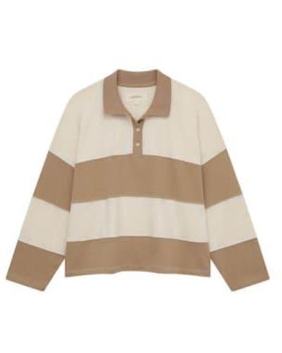 The Great Rugby Polo Tee Cotton - Natural