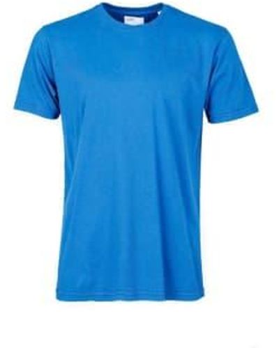 COLORFUL STANDARD Classic tee pacific - Azul