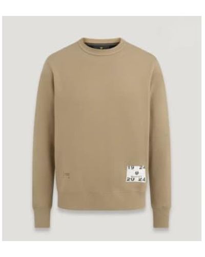 Belstaff Centenary applique label sweatshirt - Natur