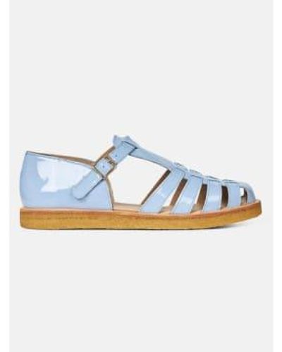 ANGULUS Strap Sandals With Buckle Dusty - Blu