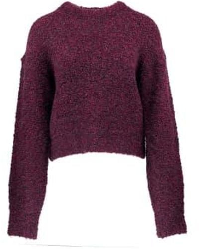 Designers Remix Brielle Sweater Burgundy - Purple