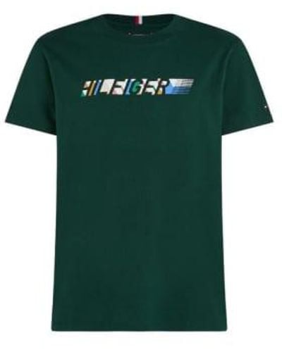 Tommy Hilfiger T-shirt Mw0mw34419 Mbp S - Green