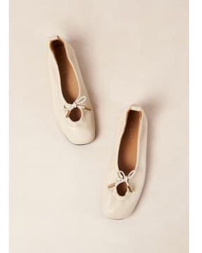 Alohas Rosalind Ballet Flats Cream 36 - Natural