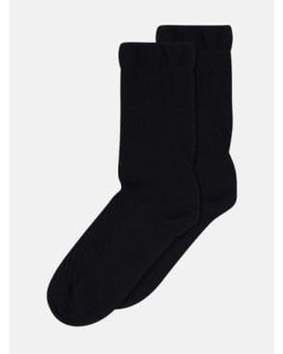 mpDenmark Greta Ankle Socks 37-39 - Black