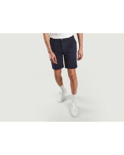 Cuisse De Grenouille 5 Pocket Chino Shorts - Blu