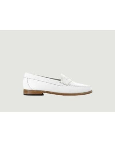 G.H. Bass & Co. Weejuns Penny Soft Loafers 40 - White