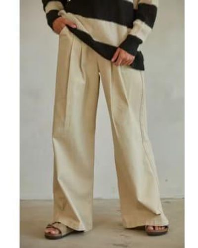 By Together Drop Trousers S - Natural