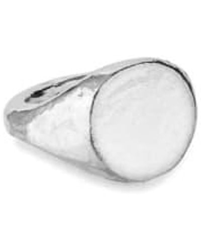 Renné Jewellery Signet Ring Q / None - Metallic
