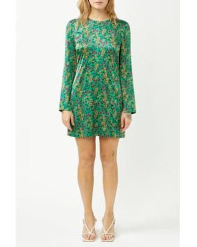 Idano Eugenie Woven Dress Multi / S - Green