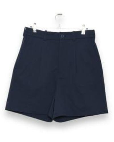 Welter Shelter Pantalones cortos plisados marina - Azul