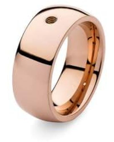 qudo Basic Ring Big Gold 50 - Pink