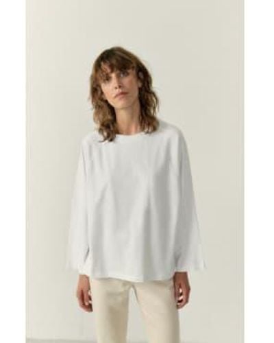 American Vintage Fizvalley Long Sleeve T-shirt / M/l - White