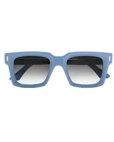 Cutler and Gross Cutler And Gross Solid Light 1386 Colour Studio Square Sunglasses - Blu