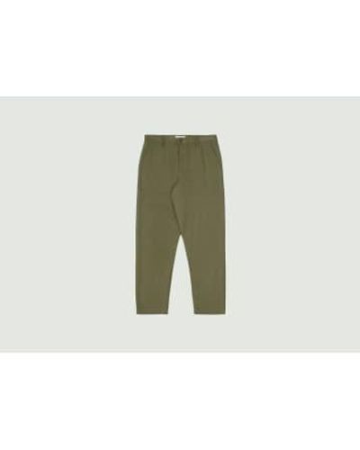 Universal Works Comfort Fit Military Chino Trousers 28 - Green