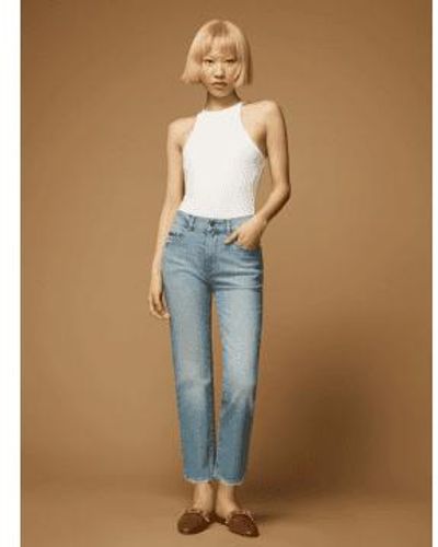 DL1961 Patti Reef Straight High Rise Jeans 28 / - Natural