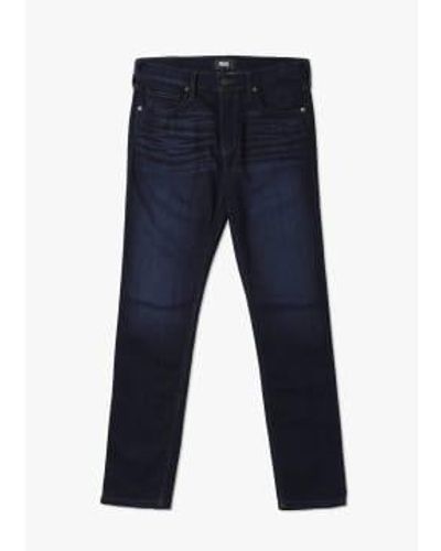PAIGE Mens Lennox Jeans In Closson 1 - Blu