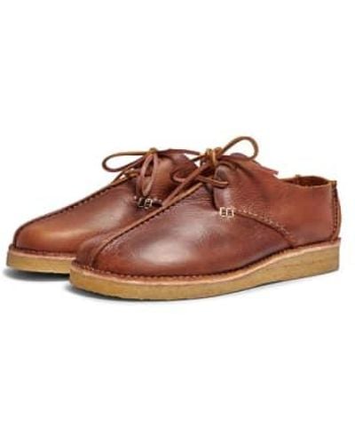 Yogi Footwear Caden Center Seam Tumbled Leather Chestnut / 9 - Brown
