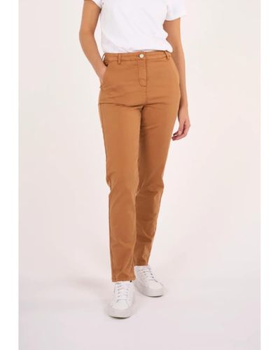 Knowledge Cotton Apparel Straight-leg pants for Women | Online Sale up to  60% off | Lyst