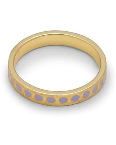 Lulu Pattern ring plated - Métallisé