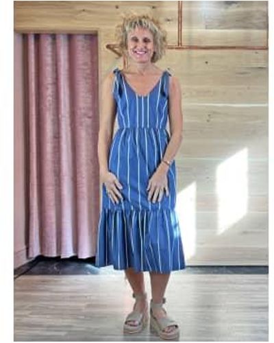 Emme Marella Maesa Dress Cornflower - Blu