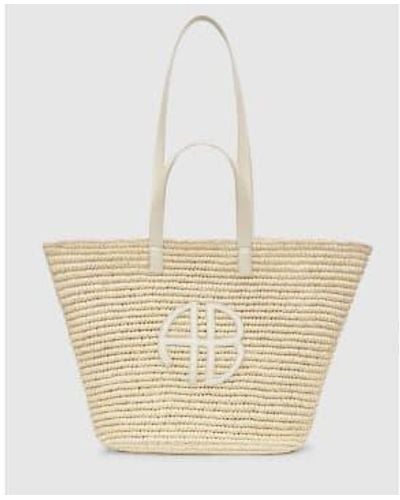 Anine Bing Palermo Tote Bag One Size / Ivory - Natural