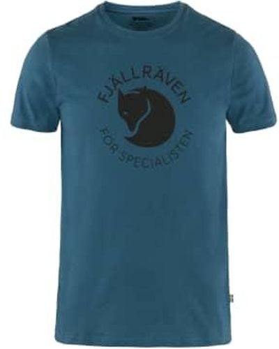 Fjallraven T-shirt fox - Bleu