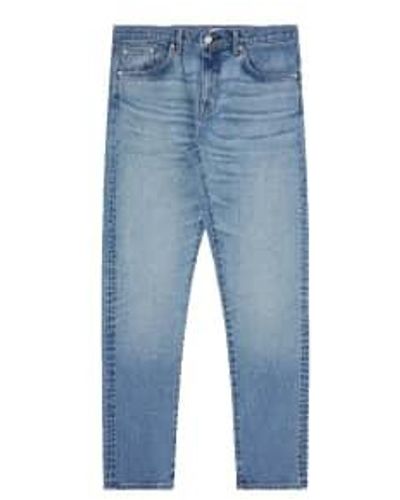Edwin Slim Tapered Jeans Light Used L32 - Blu
